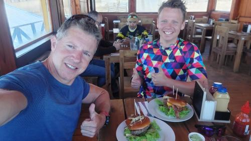Our well deserved burgers :-)