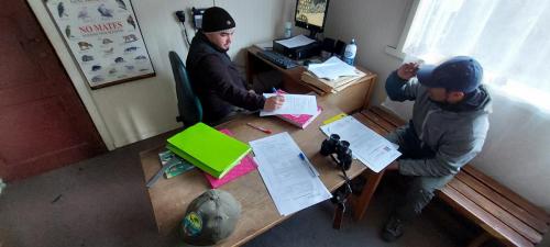 Official registration and security check-point