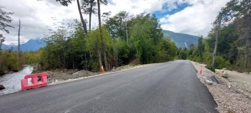 Unexpected newly paved road 