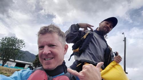 With my instructor Blas