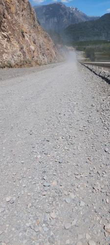 Tough gravel road 