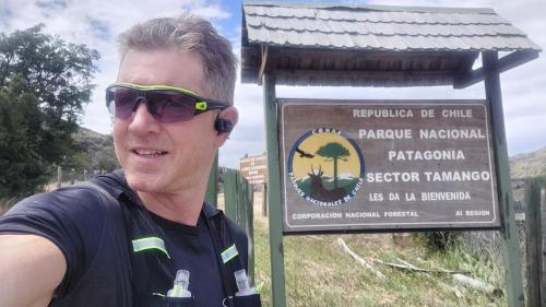 Trail Run into National Park Patagonia