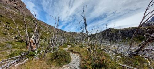Starting the famous W-trail in opposite direction