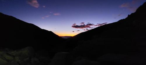 First light in the morning