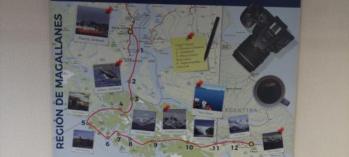 Route of Ferry with seights