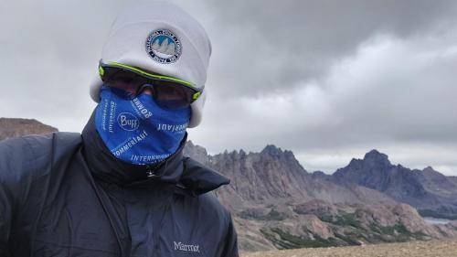 Getting ready to cross an extreme windy pass
