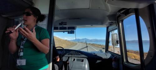 Maria Luciana Villareal, our guide