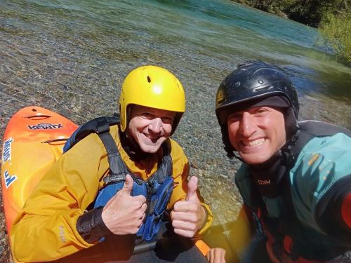 Together with my instructor Mikele